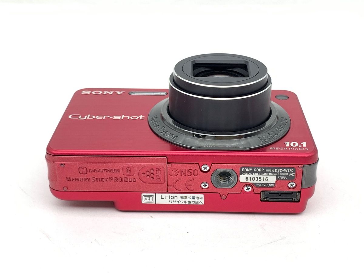 中古】 【並品】 ソニー Cyber-shot DSC-W170-RC レッド - メルカリ