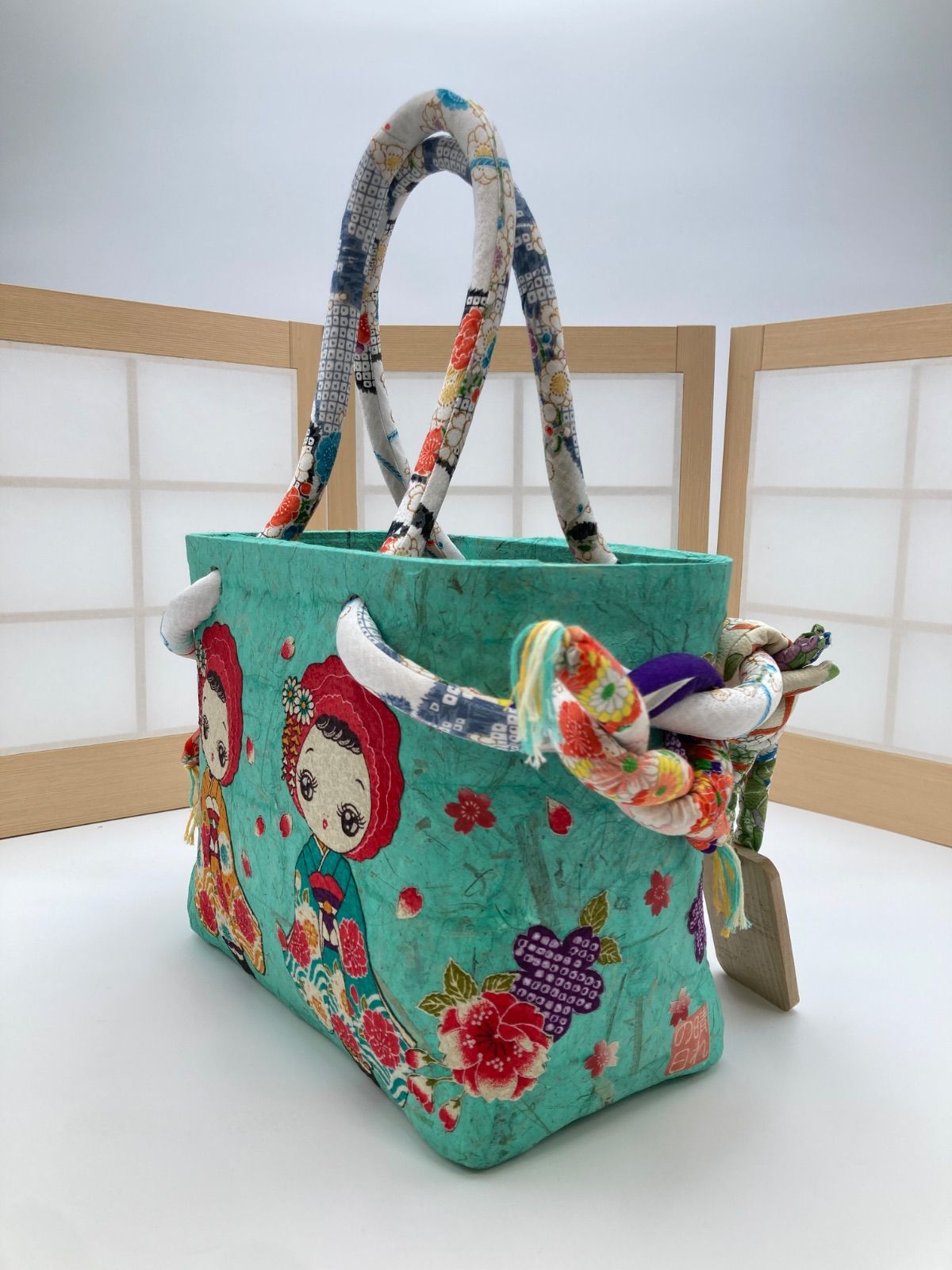 ジャパニーズアートバッグ（一閑張りバッグ No68） - メルカリ