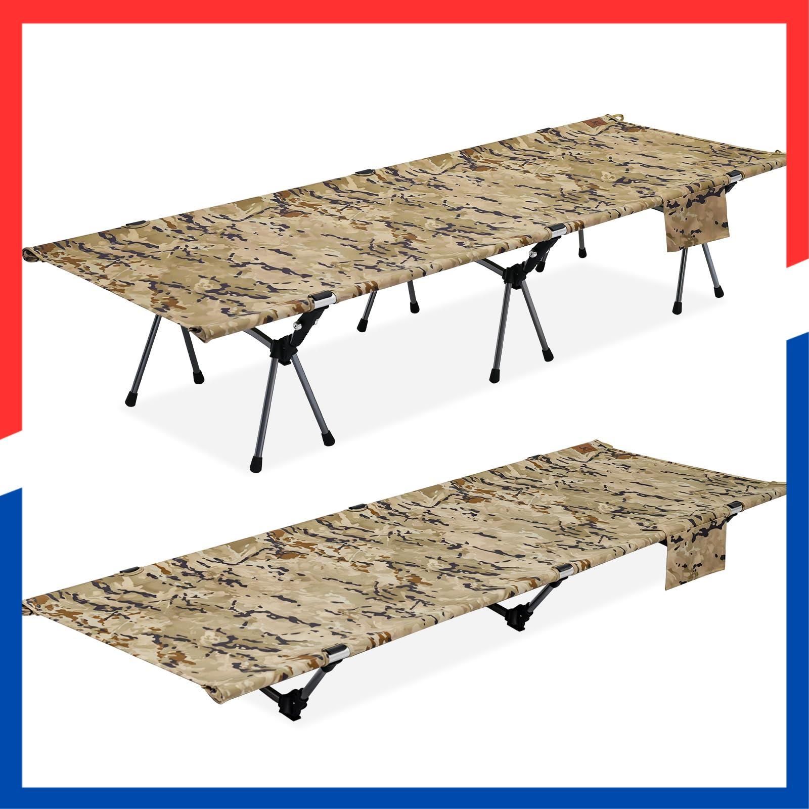 在庫処分】TOMOUNT アウトドアベッド キャンプコットコンパクト