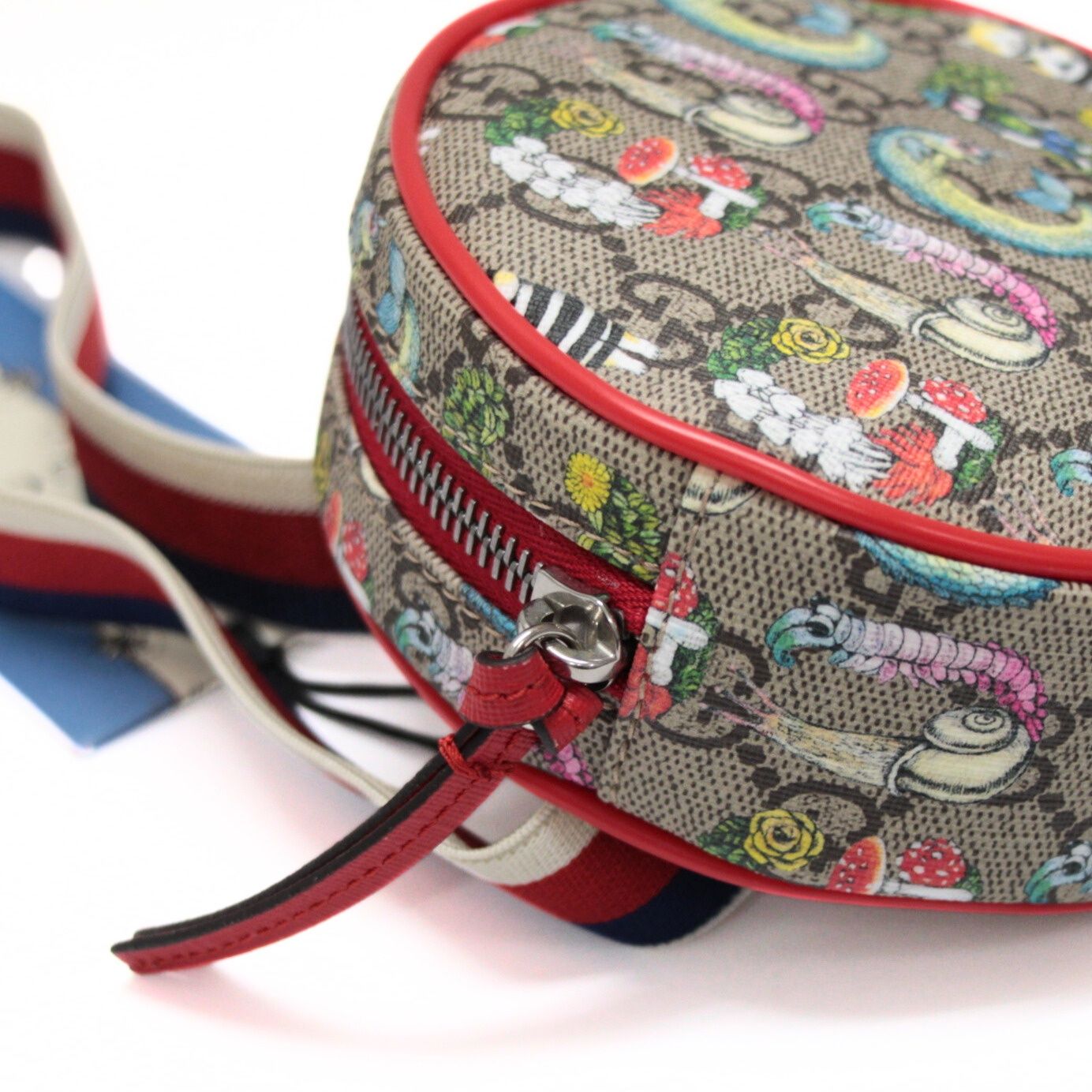 【新品未使用！】グッチチルドレンズ×ヒグチユウココラボ ウエストポーチ 赤 GUCCI（グッチ） バッグ 新作 チルドレンズ レディース ウエストバッグ