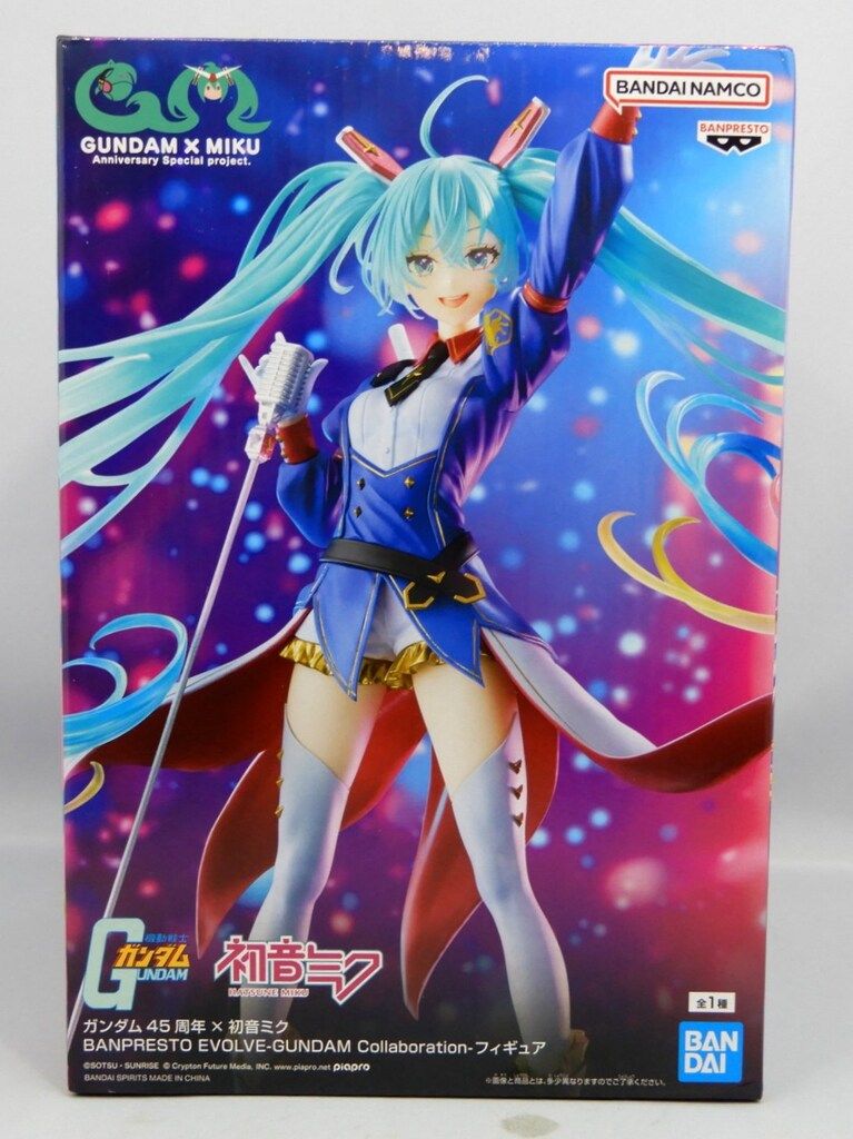 BANDAI SPIRITS BANPRESTO EVOLVE ガンダム45周年×初音ミク GUNDAM