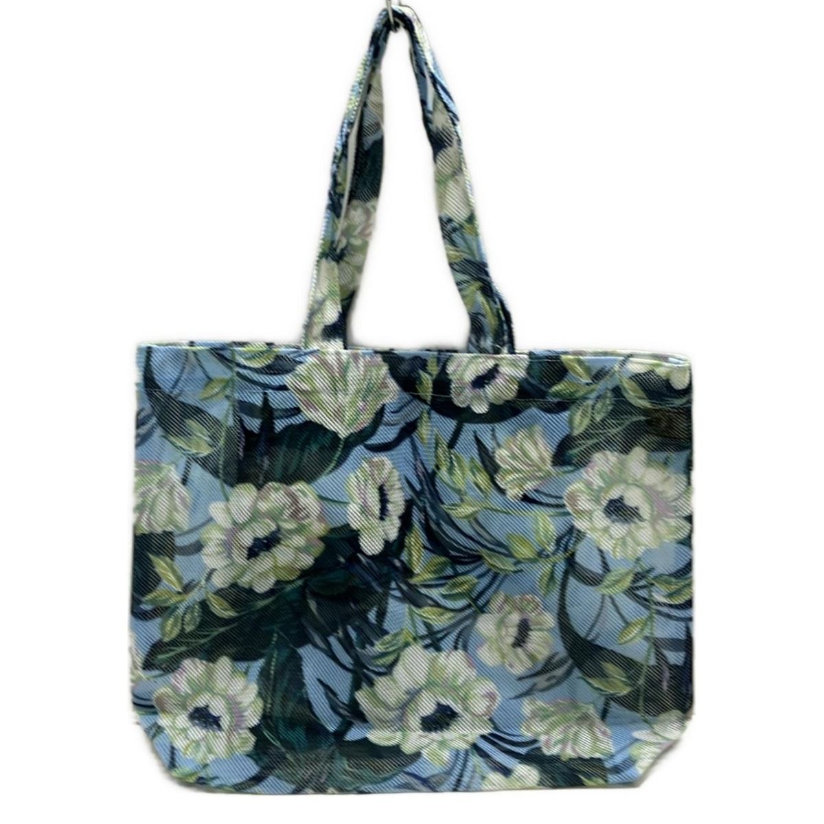 FEILER(フェイラー) トートバッグ - クリアランス ライトブルー×白