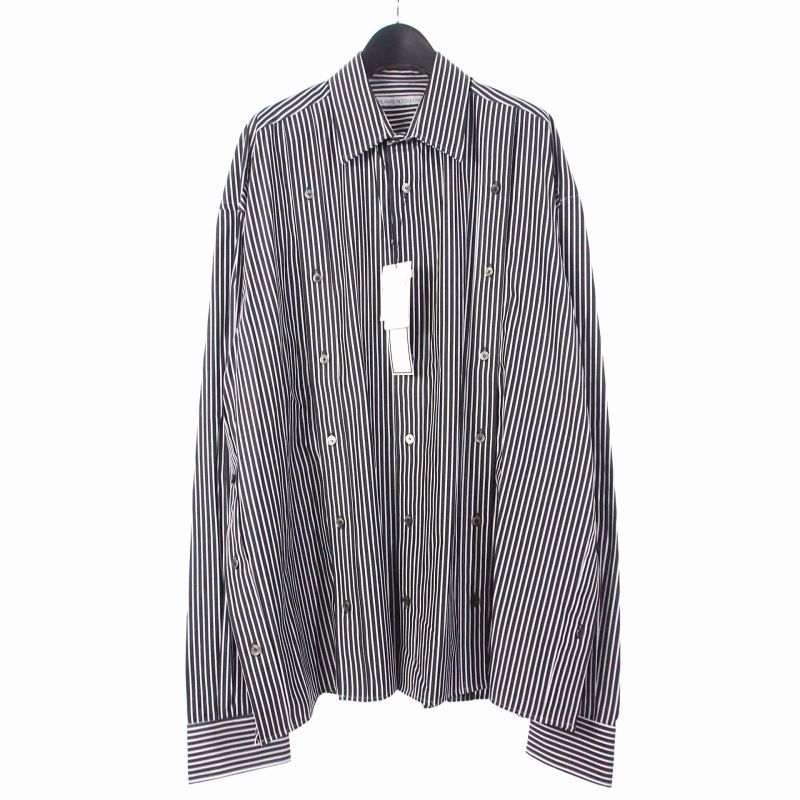 JOHN LAWRENCE SULLIVAN ストライプシャツ 店舗完売】ジョンローレンスサリバンストライプシャツ