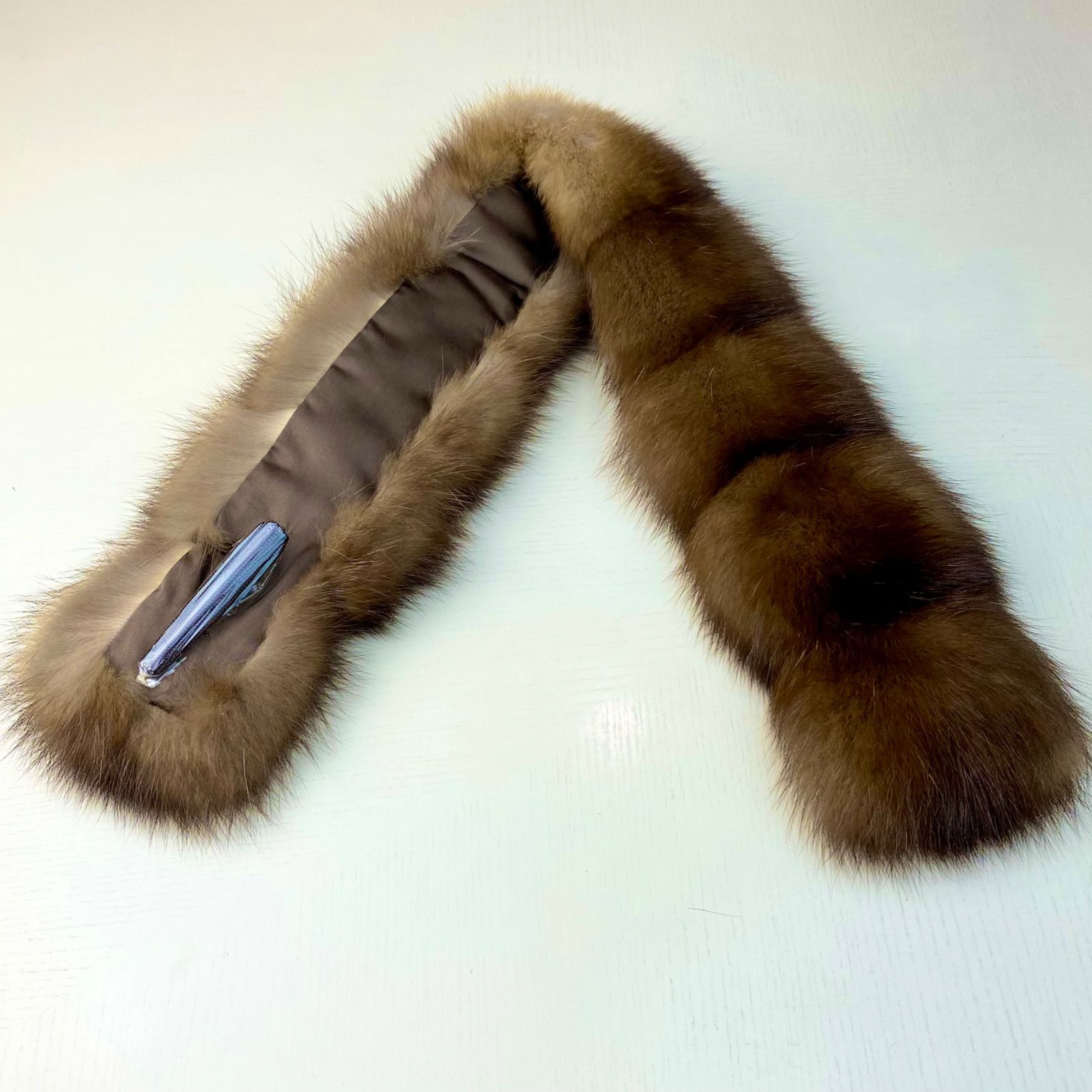 早い者勝ち！ロシアンセーブルマフラー*毛皮の王様*日本製 新品 【02】 クリスマスフェア🎄🎁✨ 超高級！ロシアンセーブルマフラー*毛皮の王様