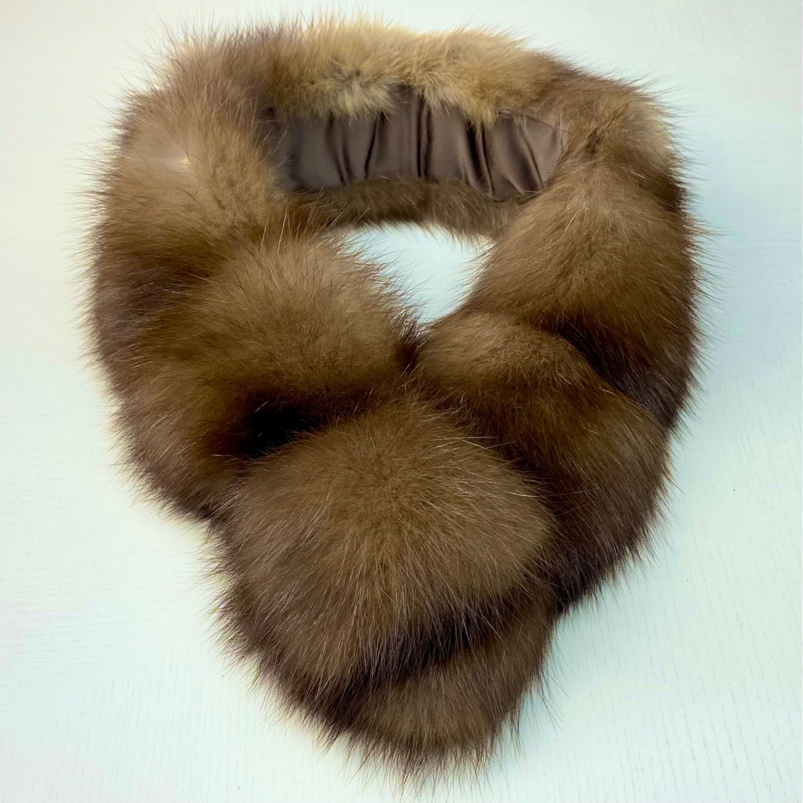 クリスマスフェア🎄🎁✨ 超高級！ロシアンセーブルマフラー*毛皮の王様
