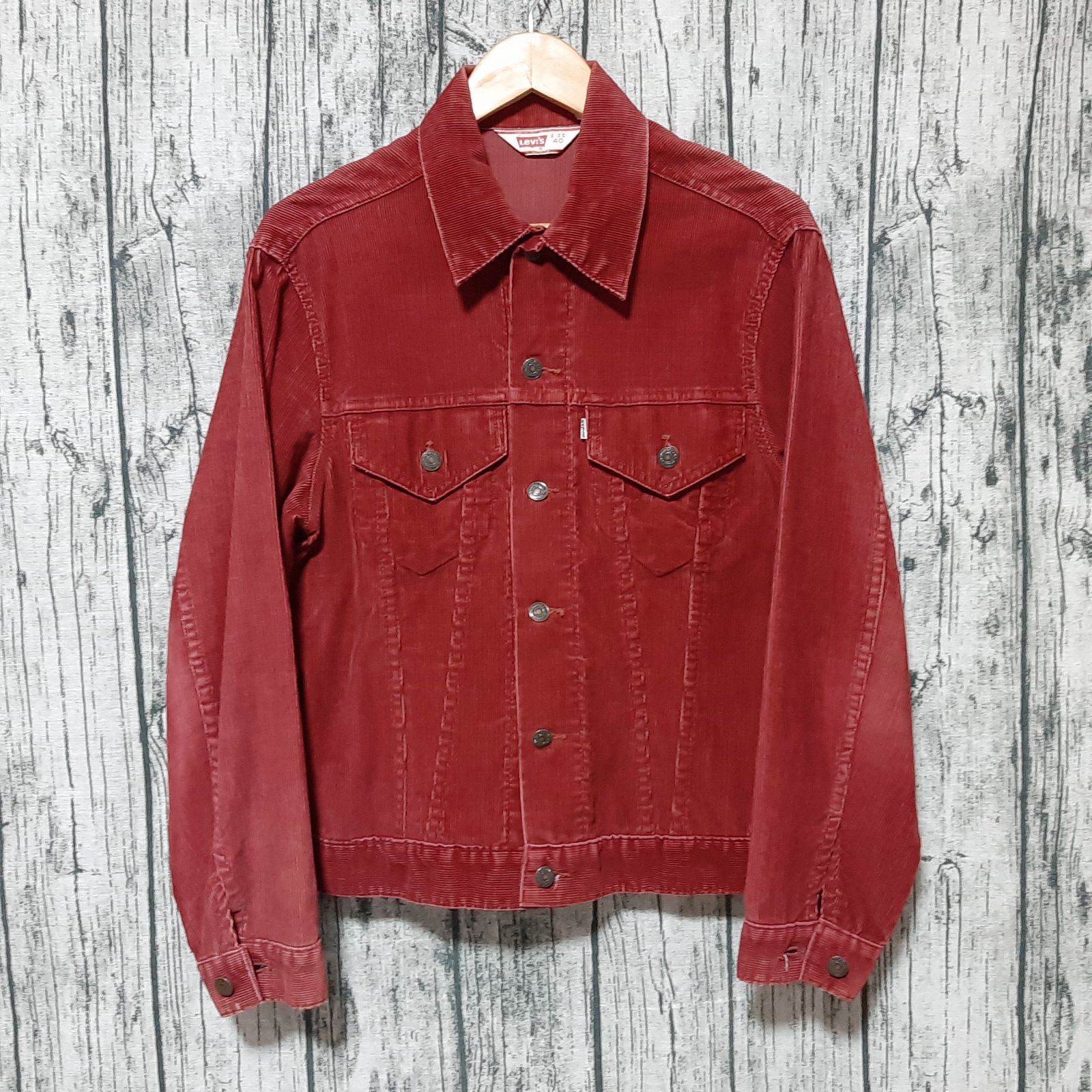 size 40】1975年製 Levi's 70505-1584 コーデュロイ ジャケット エンジ