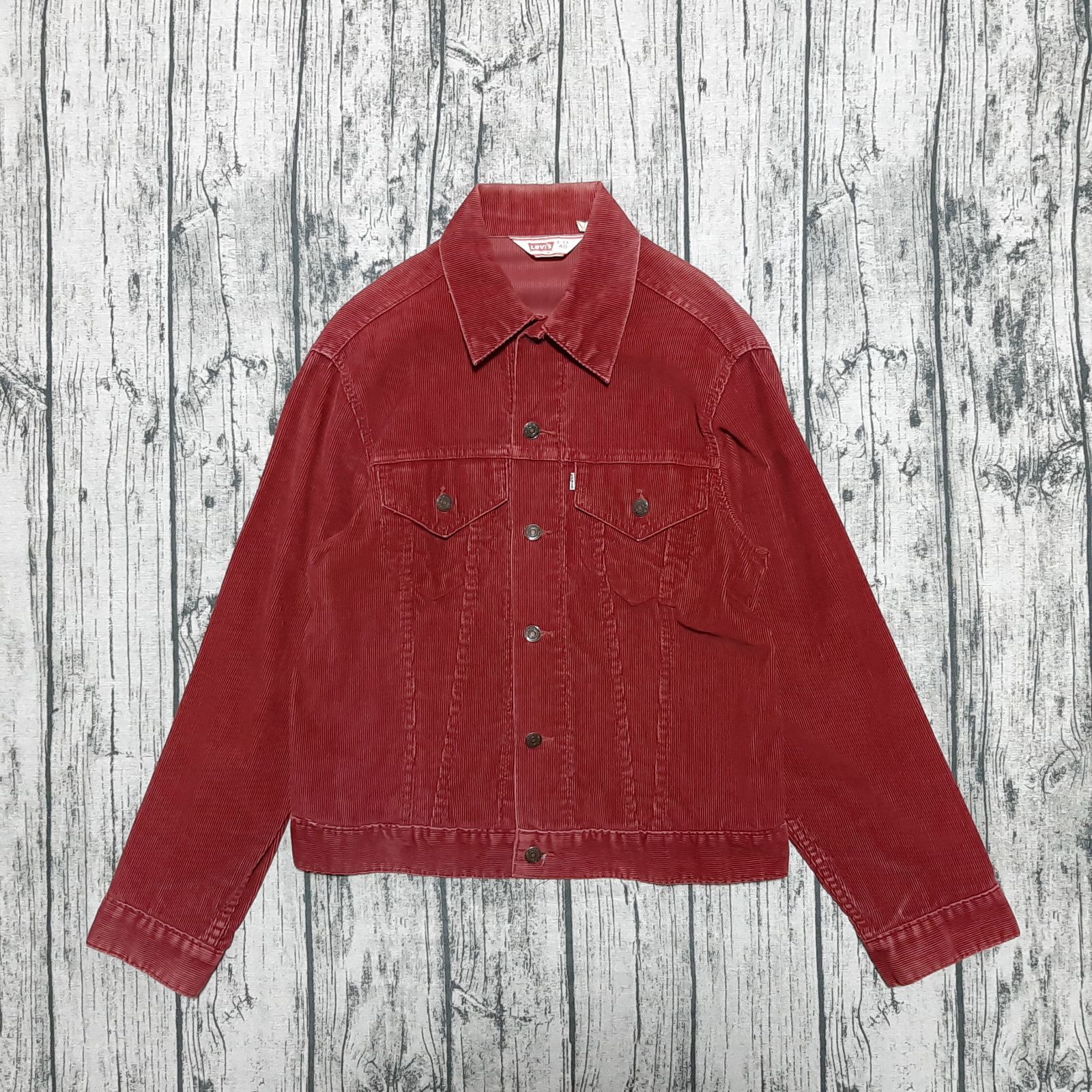size 40】1975年製 Levi's 70505-1584 コーデュロイ ジャケット エンジ