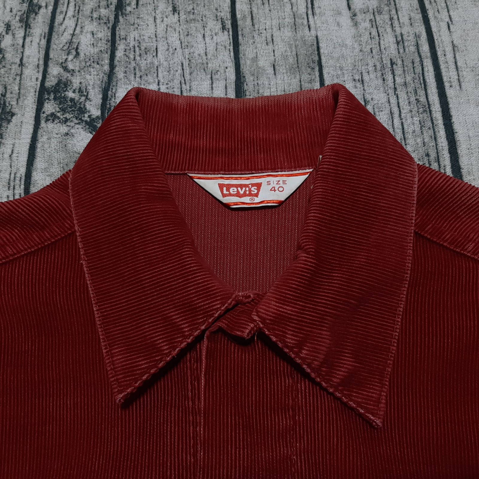 size 40】1975年製 Levi's 70505-1584 コーデュロイ ジャケット エンジ