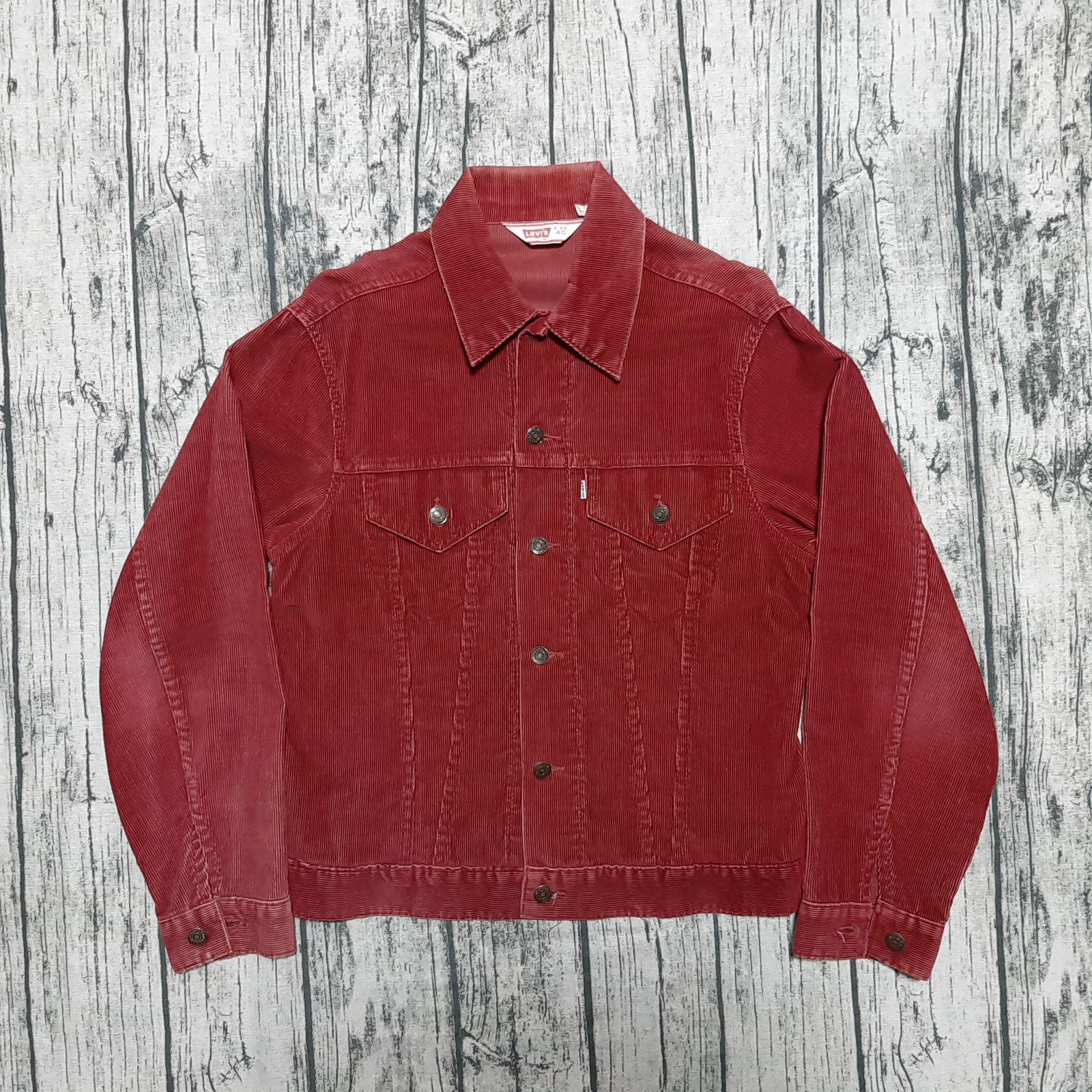 size 40】1975年製 Levi's 70505-1584 コーデュロイ ジャケット エンジ
