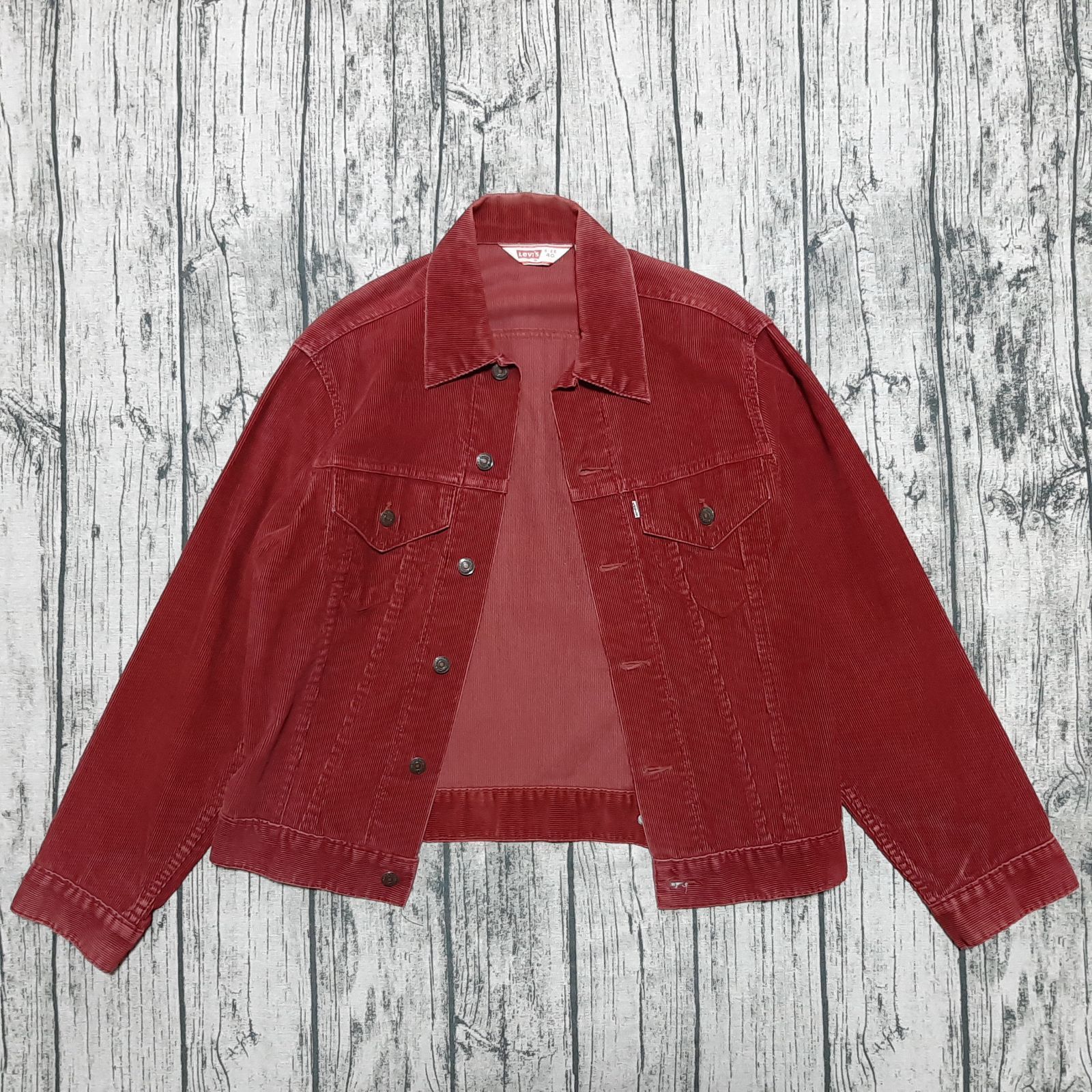 size 40】1975年製 Levi's 70505-1584 コーデュロイ ジャケット エンジ