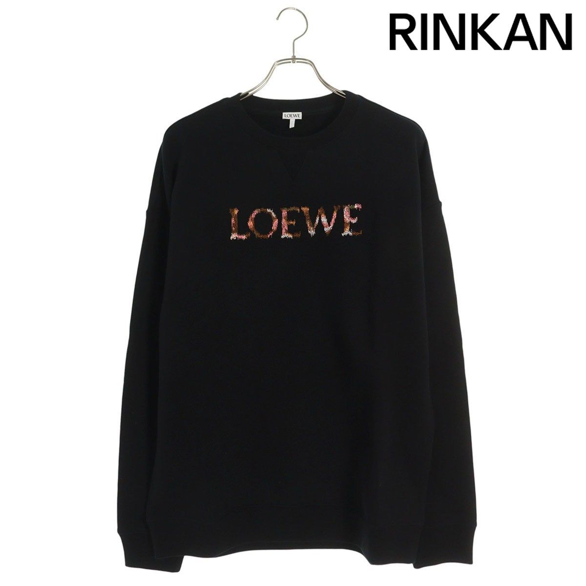 ロエベスウェット LOEWE（ロエベ） H526Y24J07 ブラック エンブロイダリーアナグラムV