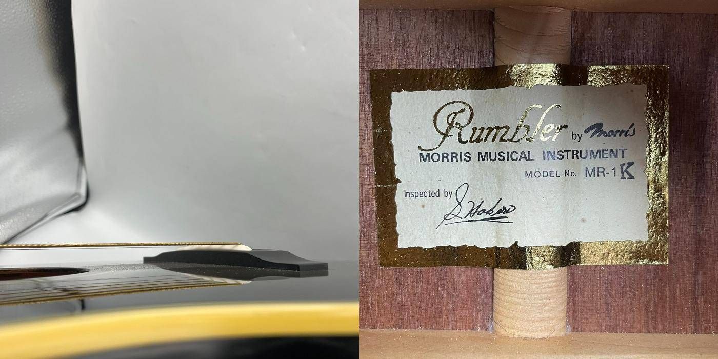 MORRIS モーリス Rumbler ランブラー MR-1Kギター エレアコ Rumbler by morris エレキアコースティックギター MR-1K エレアコ