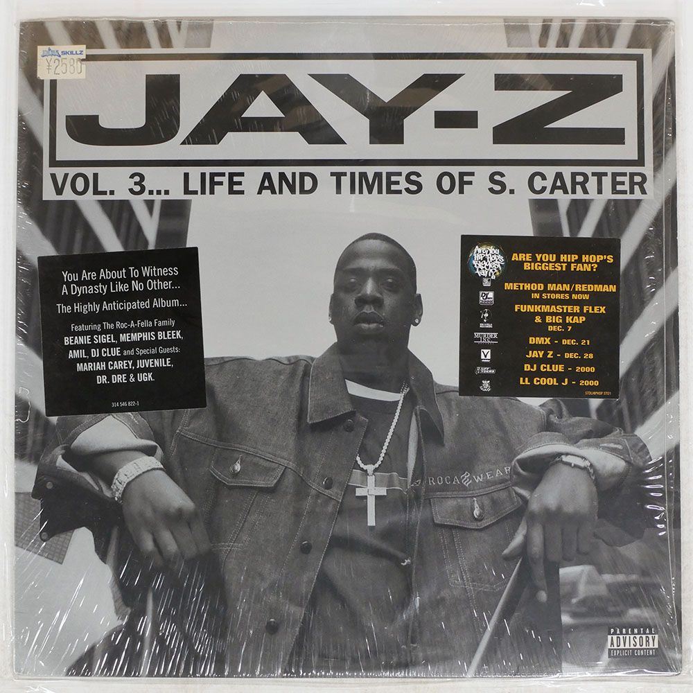US盤 JAY-Z/VOL 3 LIFE AND TIMES OF S. CARTER/ROC-A-FELLA