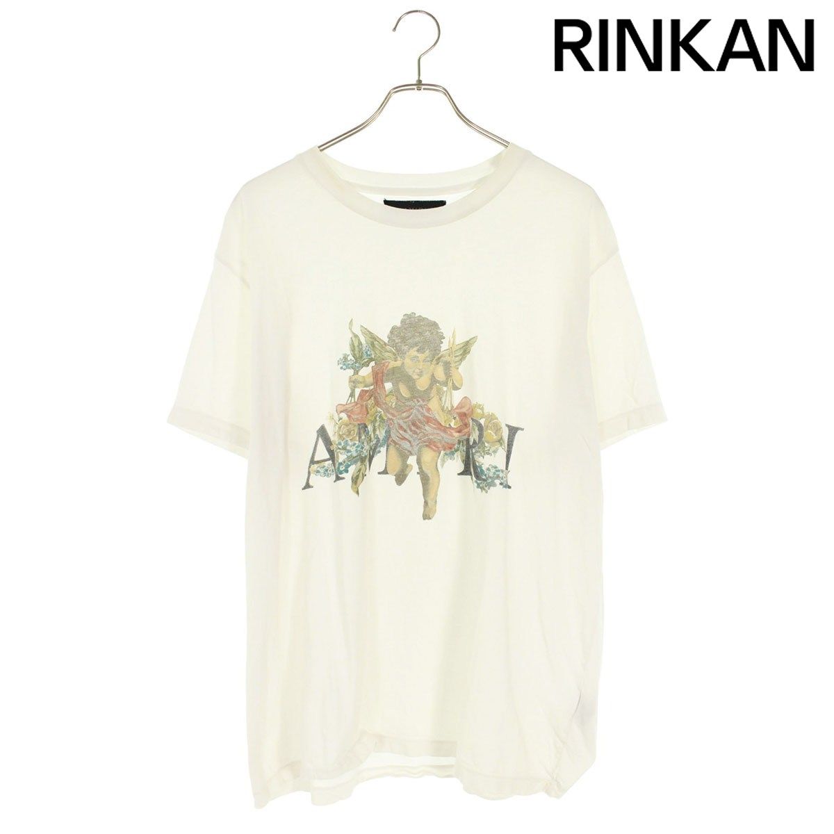 アミリ エンジェル ロゴプリントTシャツ メンズ L ※12/28～1/6 発送
