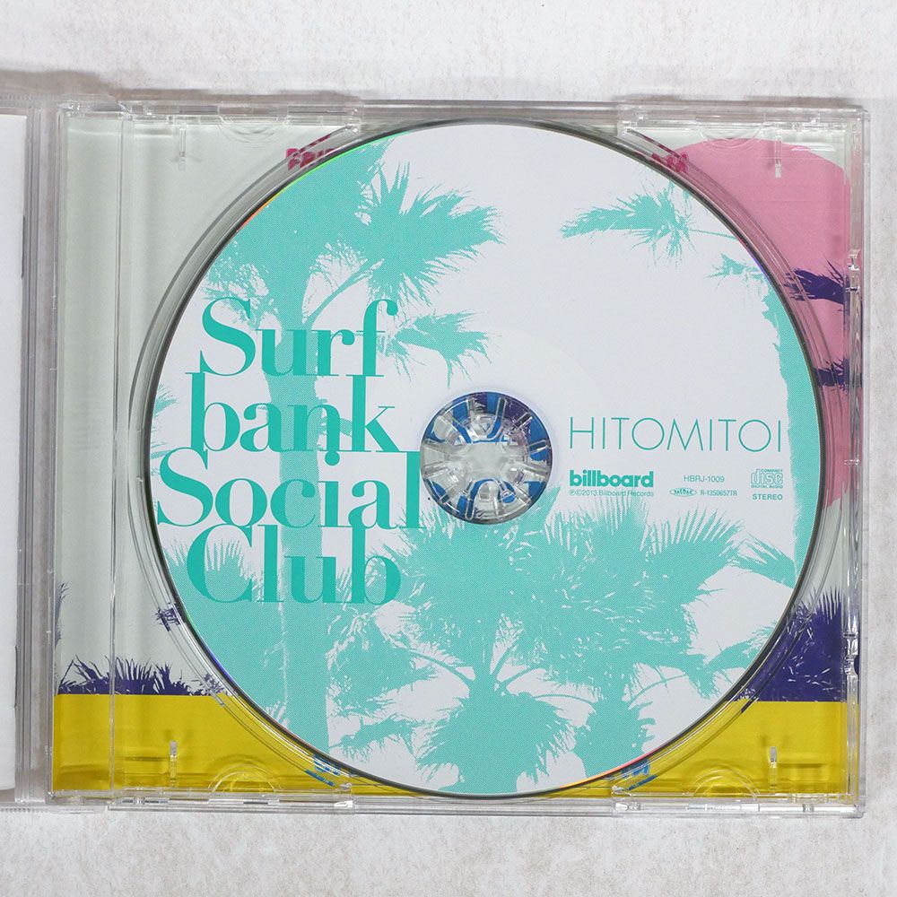 国内盤 HITOMITOI/SURFBANK SOCIAL CLUB/BILLBOARD HBRJ1009 CD