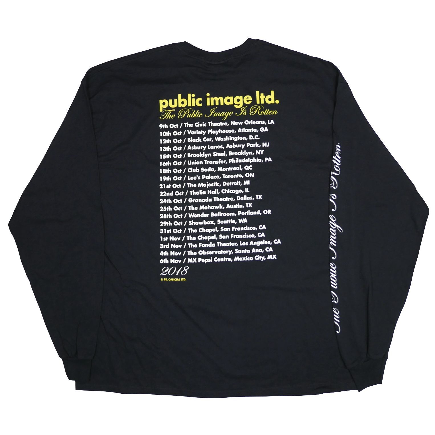 public image limited ロンT 2XL】新品 PiL Public Image Ltd パブリック・イメージ・リミテッド