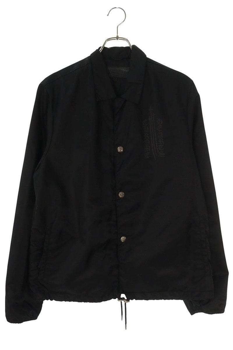クロムハーツ RIGGINS FBRC 英字プリントナイロンコーチジャケット