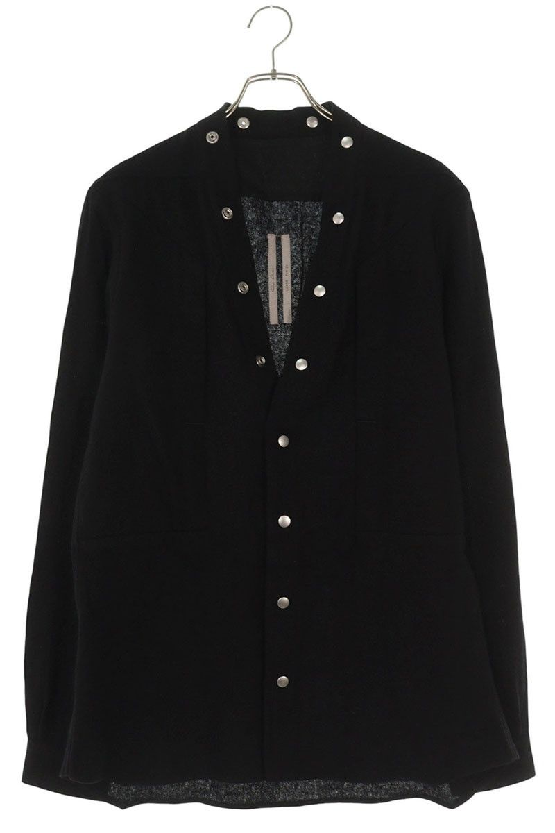 リックオウエンス RU02C7287-WN フォグポケットラリー長袖シャツ