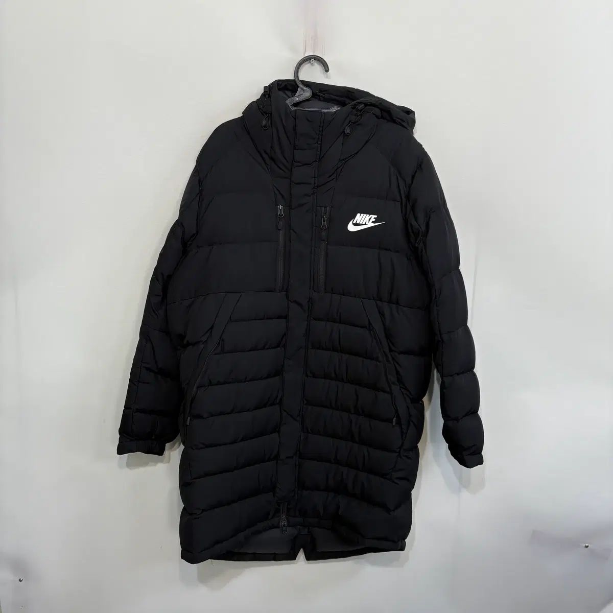 NIKE ナイキ メンズ ダウンジャケット ロング丈 105 ブラック ダック