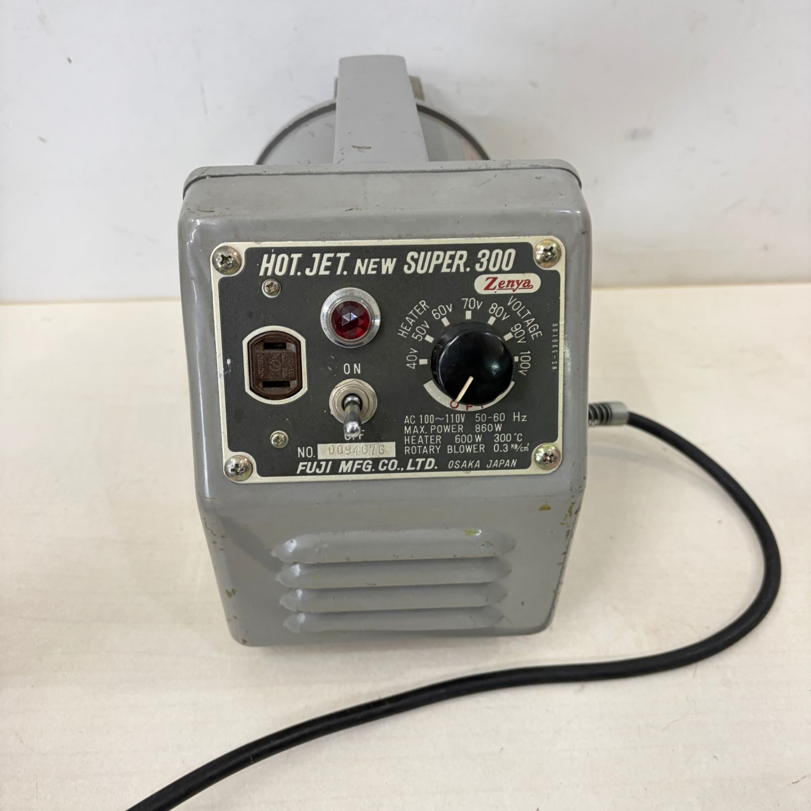 FUJI MFG HOT JET 塩ビ溶接機 NEW SUPER 300 NS-300 100V 通電確認済み 現状品 FUJI MFG HOT JET 塩ビ溶接機 NEW SUPER 300 NS-300 100V 通電確認済み