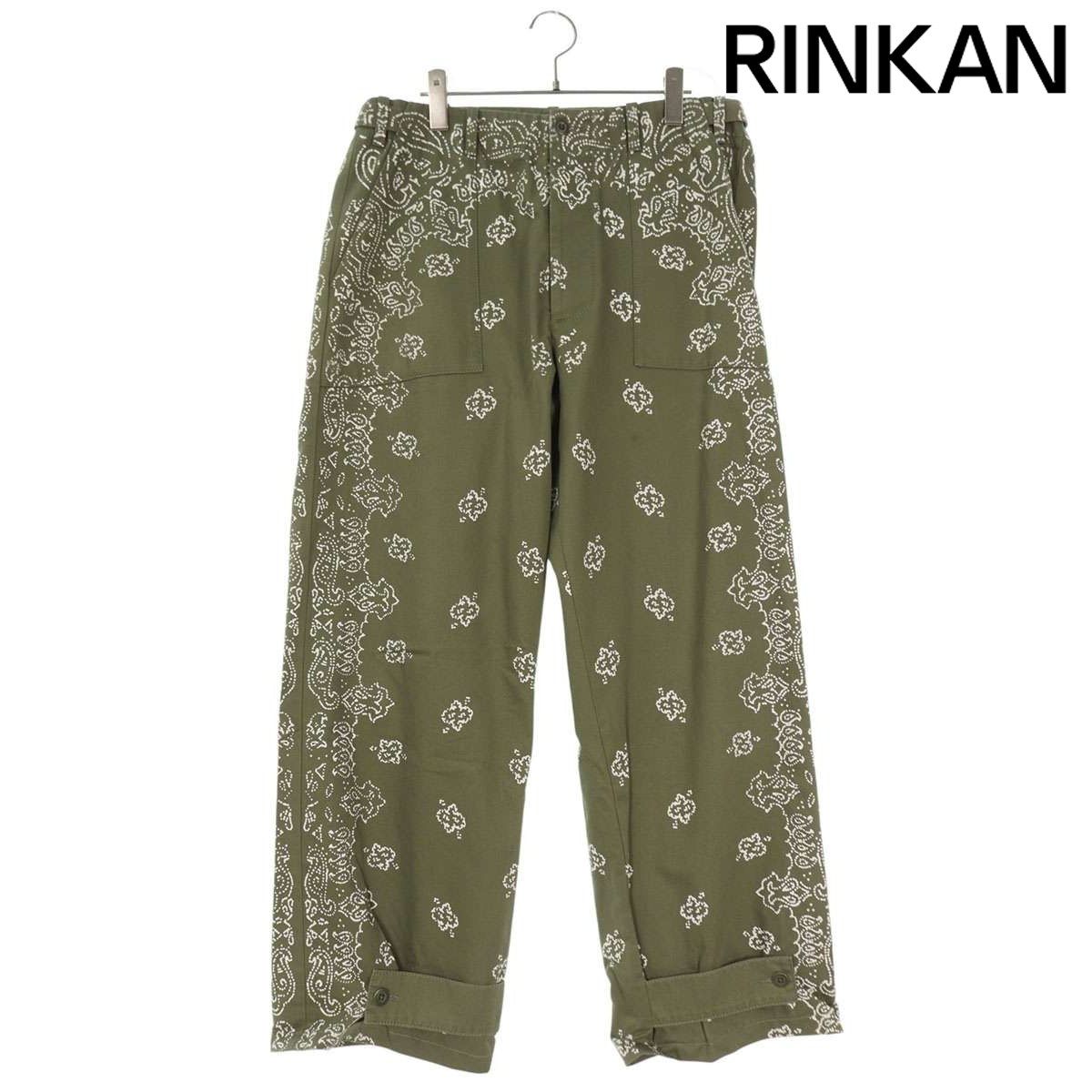 アミリ サイズ:50 ペイズリー柄 カーゴロングパンツ 中古 BS99 アミリ ペイズリー柄 カーゴロングパンツ メンズ 50 ※12/28～1/6 発送