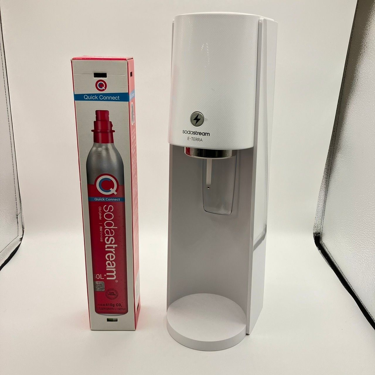 ソーダストリーム E-TERRA E-テラ 炭酸水メーカー ホワイト ガス