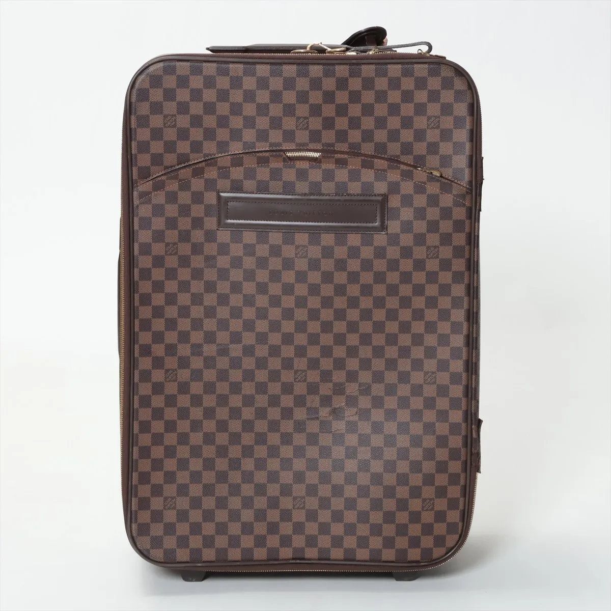 美品 ルイヴィトン ダミエ ペガス 65 N23295 レザー スーツケース