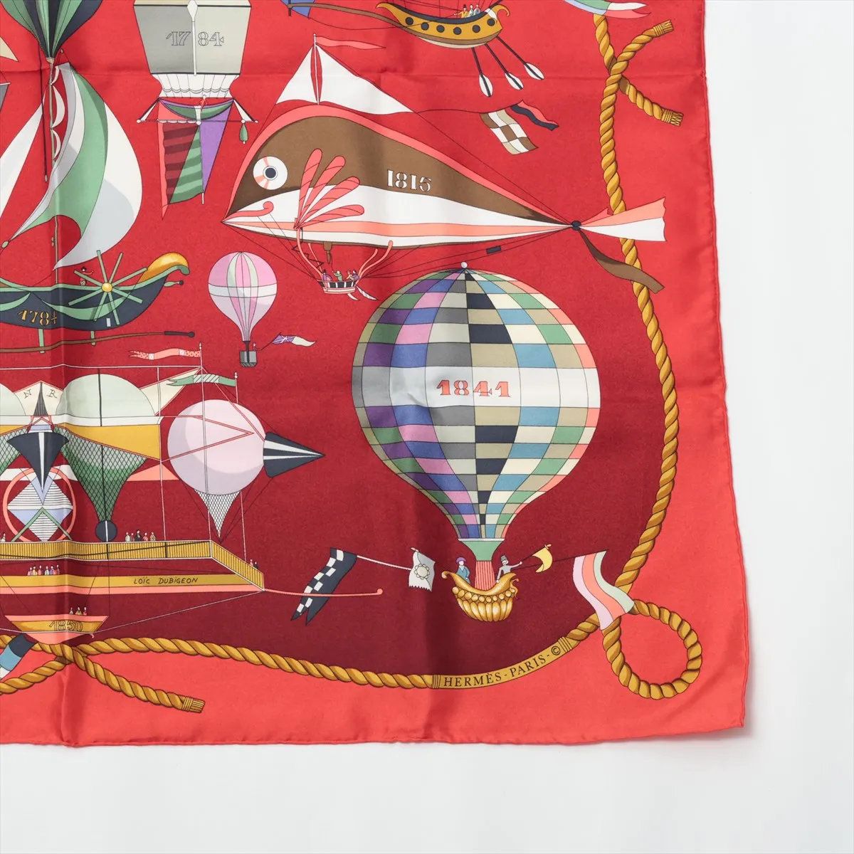 M*送様 エルメス　カレ　スカーフ　LES FOLIES DU CIEL　大空の M*送様 エルメス カレ スカーフ LES FOLIES DU CIEL 大空の