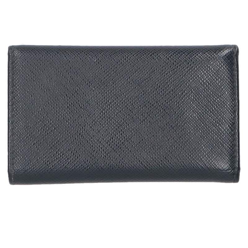 セール プラダ 2PG222 三角プレートサフィアーノレザーキーケース