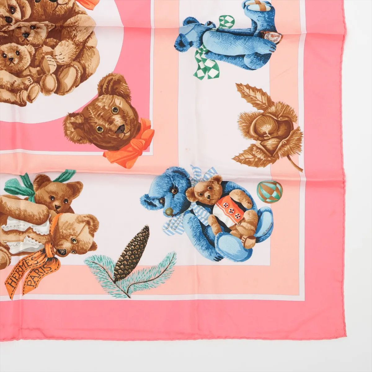 美品 エルメス タグ付 カレ 90 CONFIDENTS DESCOEURS 心の友 スカーフ