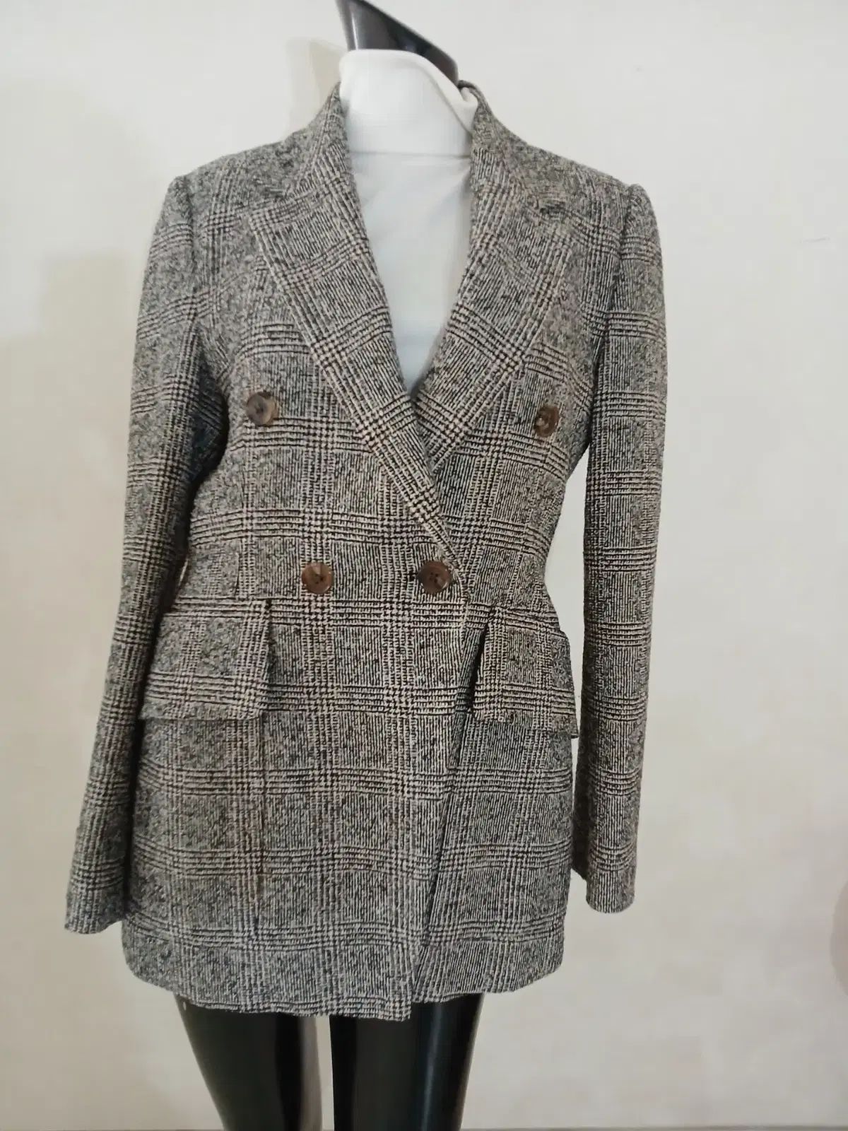 TIME ウールシルク ジャケット 小売 55 66 カシミヤウールシルク