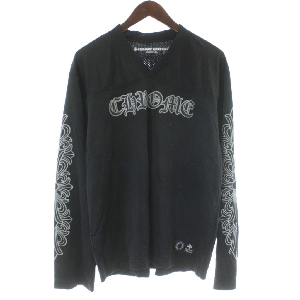 クロムハーツ　ゲームシャツ メッシュシャツ　XL 最安値！クロムハーツ メッシュシャツ ゲームシャツ ロンT - メルカリ