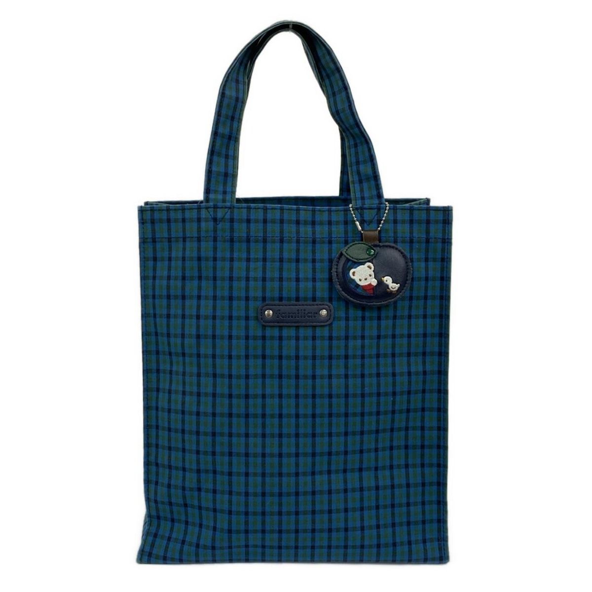 familiar ネイビートートバッグ familiar トートバッグ ネイビー familiar(ファミリア) トートバッグ