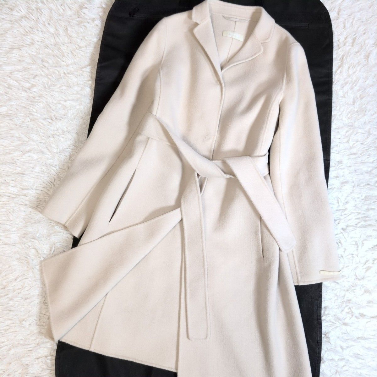 美品✨マックスマーラ MaxMara クチートアマーノ ベルテッドチェスター