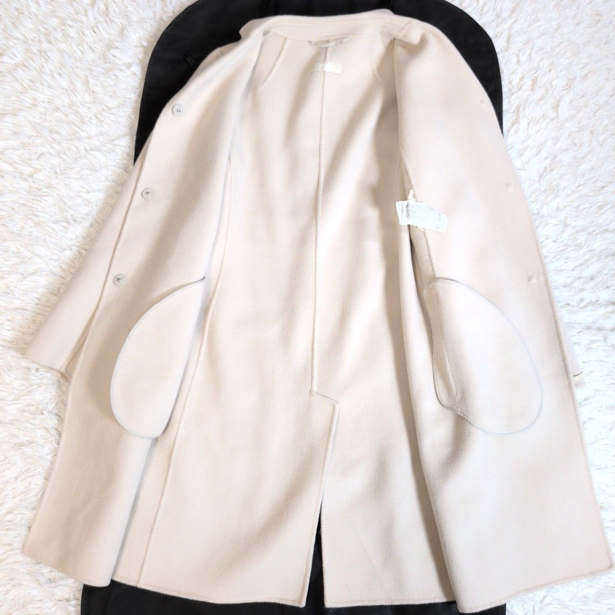 美品✨マックスマーラ MaxMara クチートアマーノ ベルテッドチェスター