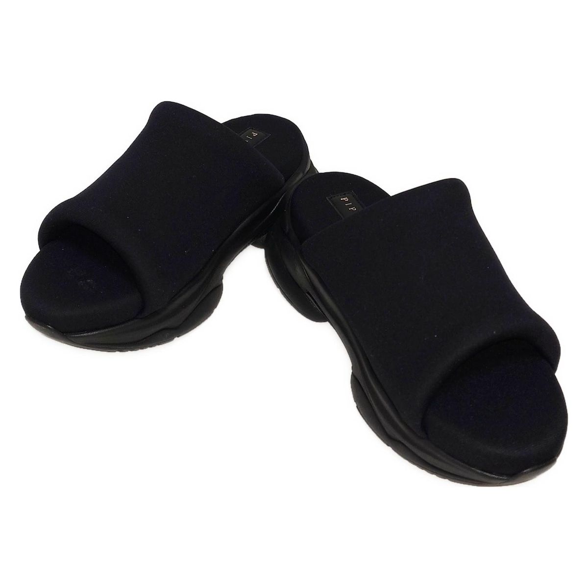 pippichic(ピッピシック) サンダル L レディース - 黒 厚底 - メルカリ