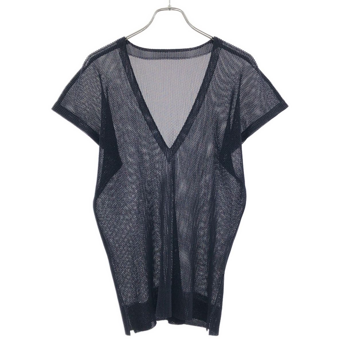 PLEATS PLEASE イッセイミヤケ メッシュ 半袖トップス 2色セット PLEATS PLEASE イッセイミヤケ メッシュ 半袖トップス 2色セット