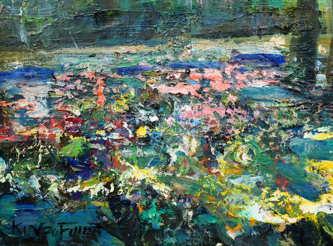 藤田 謹三「グラバー邸（長崎）」油絵・P12号 ローマン派美術協会主宰