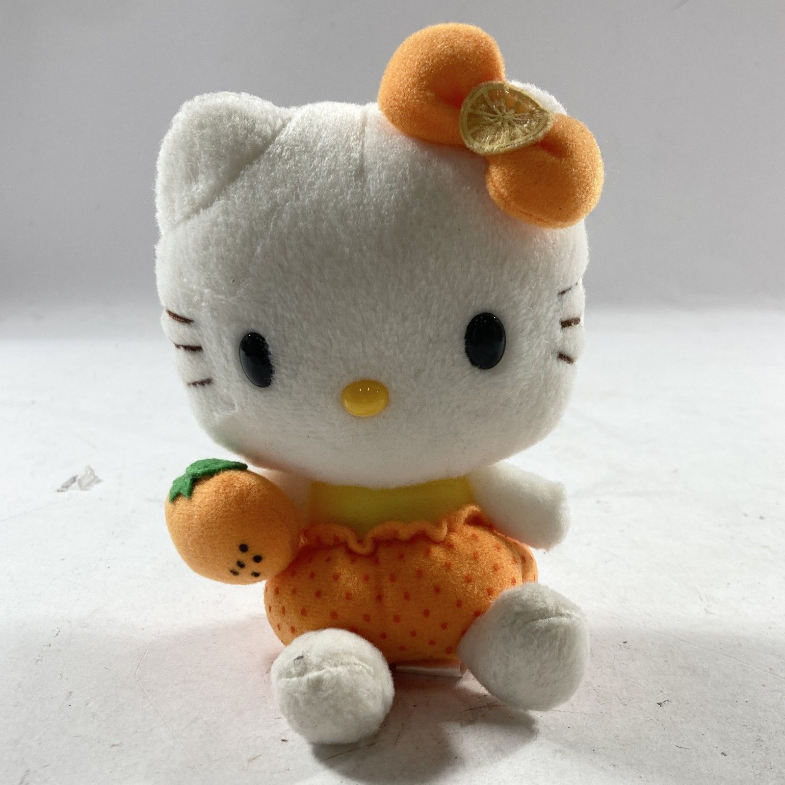 ☆ ハローキティ ぬいぐるみ みかん マスコット サンリオ 平成 レトロ
