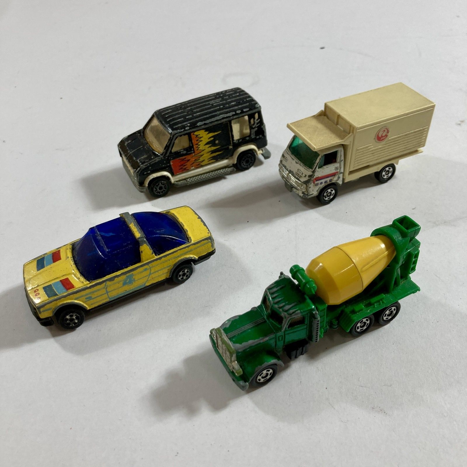 ☆ 【ジャンク品】 昭和レトロ ミニカー 17点 まとめ商品 レトロトミカ