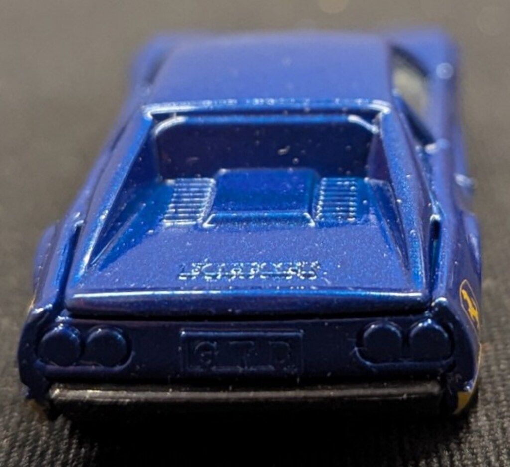 トミー トミカ青箱日本製 フェラーリ308GTB 紺ボディ(2F金)FERRARI金色