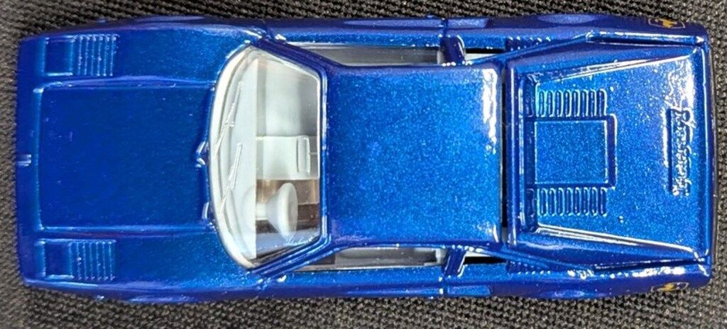 トミー トミカ青箱日本製 フェラーリ308GTB 紺ボディ(2F金)FERRARI金色