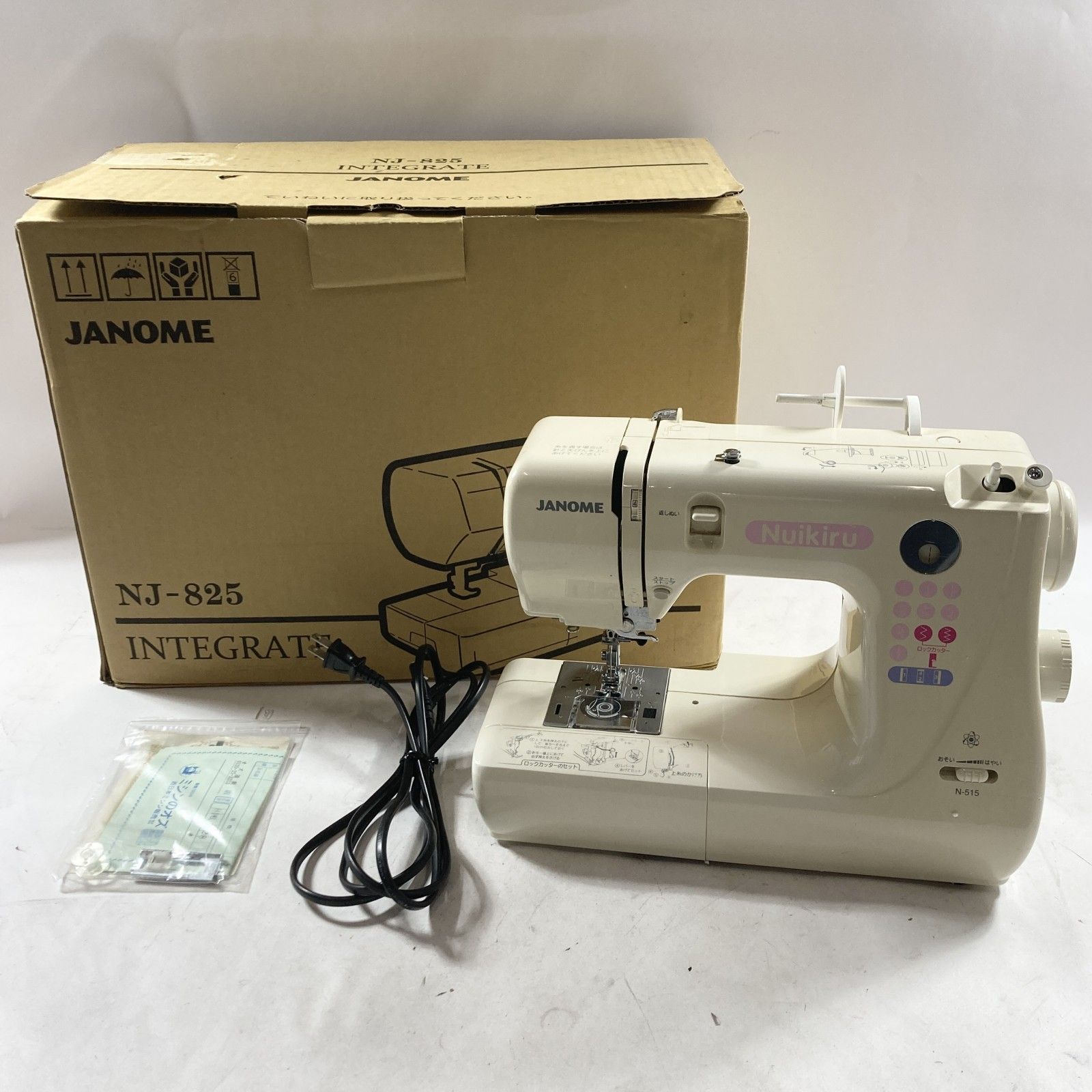 ☆ JANOME ジャノメ ミシン Nuikiru ヌイキル N-515 電子ミシン 昭和 