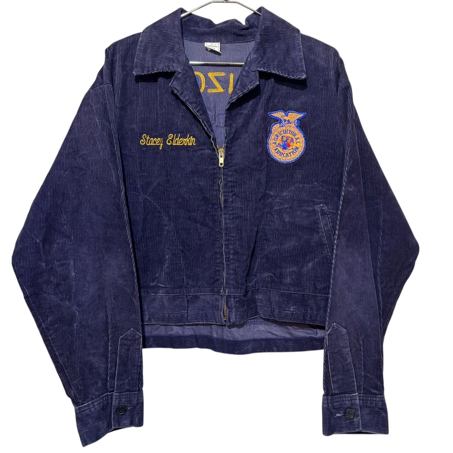 National FFA ネイビー コーデュロイジャケット 36 80s 中古・古着通販】NATIONAL FFA (ナショナルエフエフエー) コーデュロイ