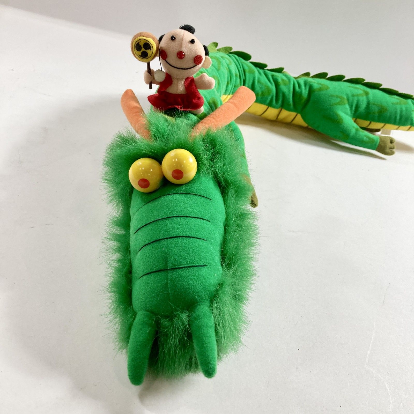 【希少】まんが　日本昔ばなし　ぬいぐるみ　龍　龍の子太郎 希少】まんが日本昔ばなし 龍の子太郎 ぬいぐるみ グリーン 緑 深緑