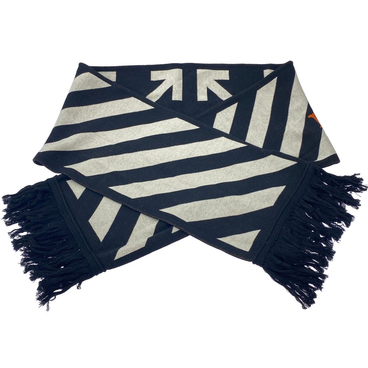 OFF-WHITE 割引 オフホワイト ダイアゴナルアローマフラー OMMF22