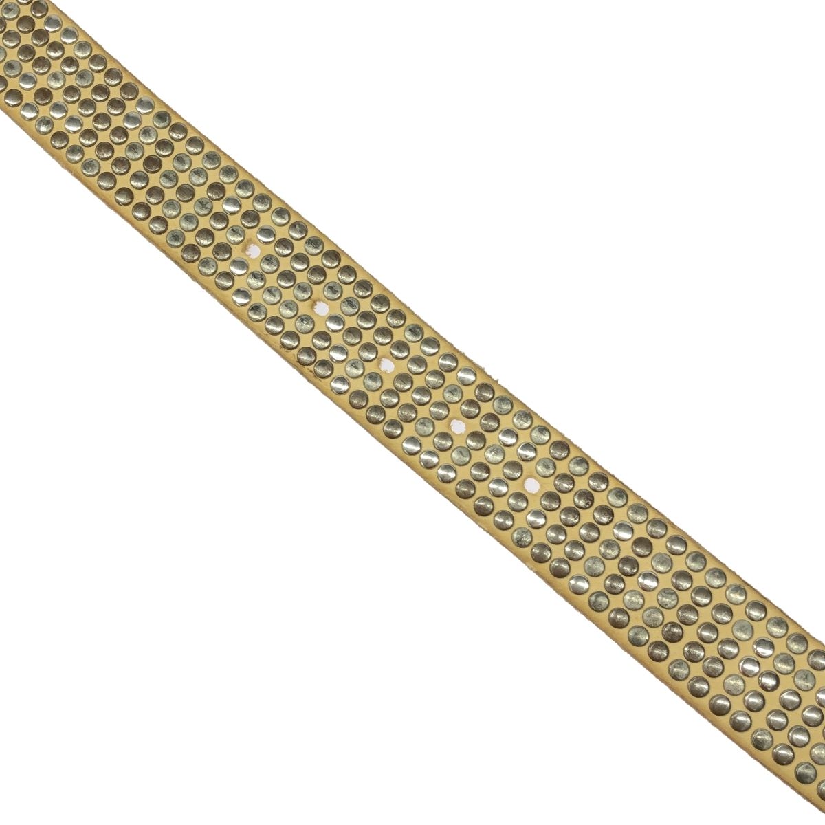 HTC ベスト エイチティーシー スタッズレザーベルト ベージュ 85/34