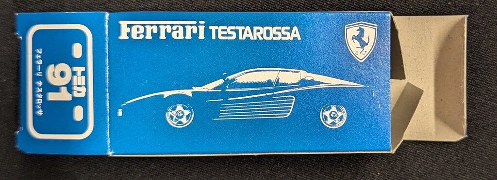 トミカ 91 フェラーリ テスタロッサ JMAC 関西 特注 トミカ 91 フェラーリ テスタロッサ JMAC 関西 特注 トミカ 91