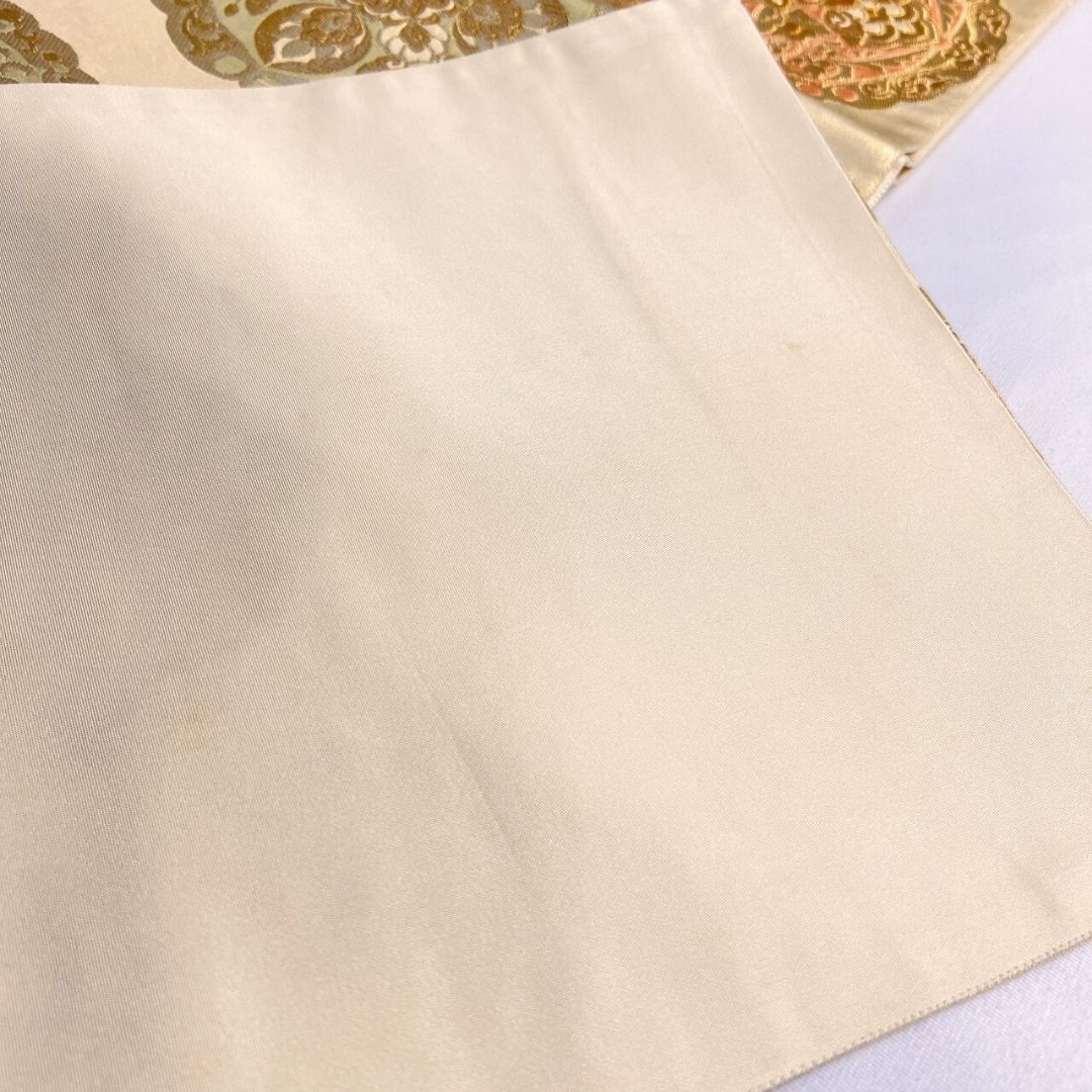 袋帯 唐織 花紋 華紋 鳳凰 花模様 金糸 着物 124b p ms. 【公式通販】