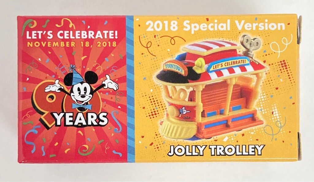 ディズニートミカ ジョリートロリー（赤箱）　超美品 ディズニートミカ ジョリートロリー（東京ディズニーランド）※東京